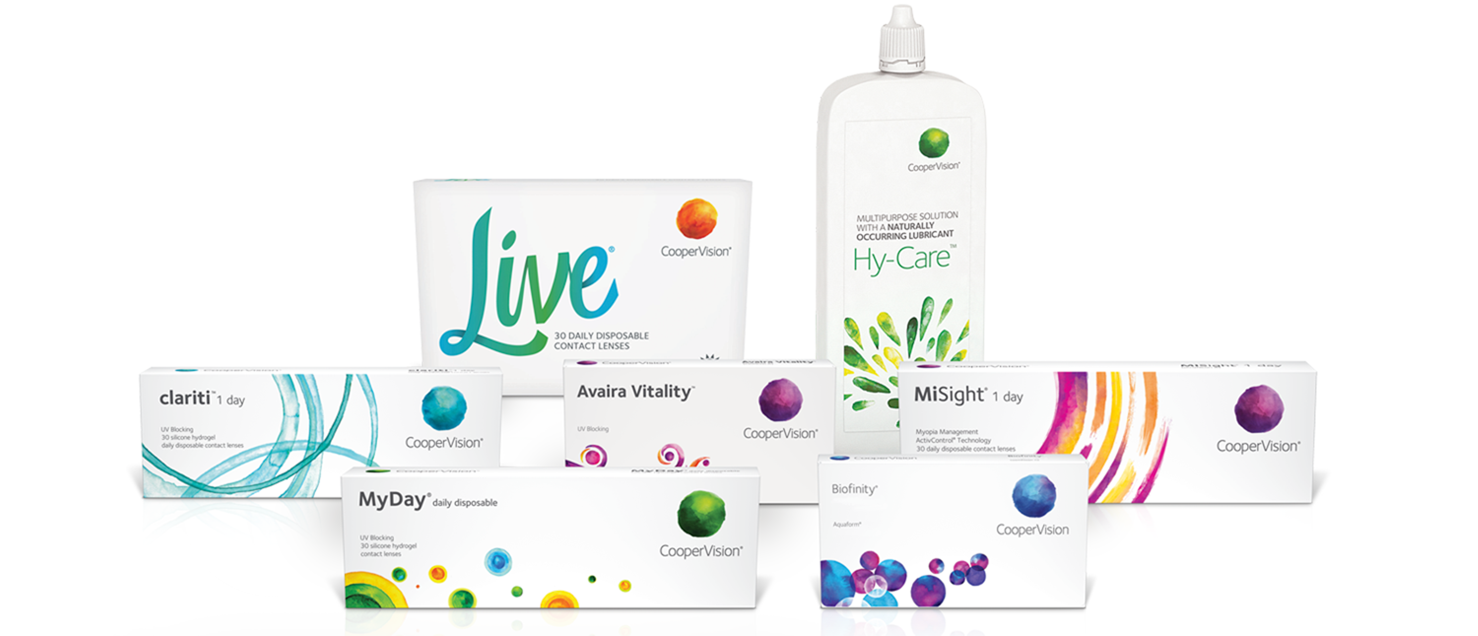 live contact lenses and solution