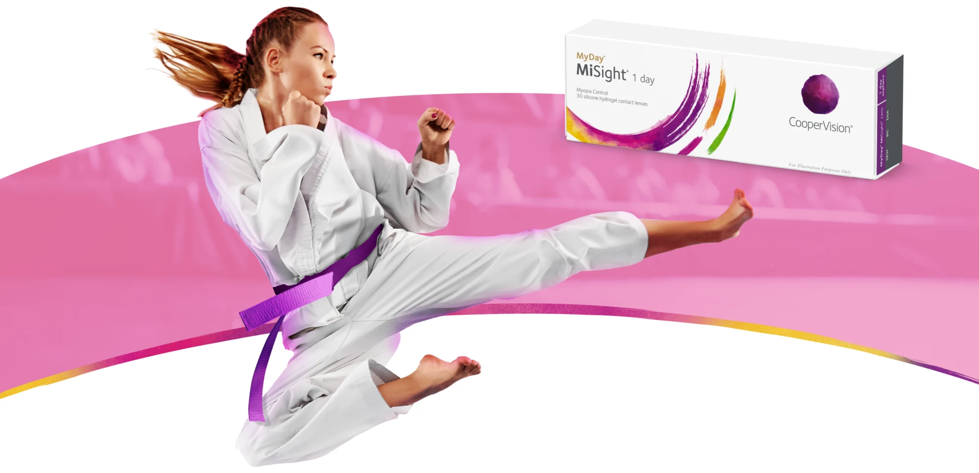 MyDay MiSight 1 day - karate sportoló és termékcsomag